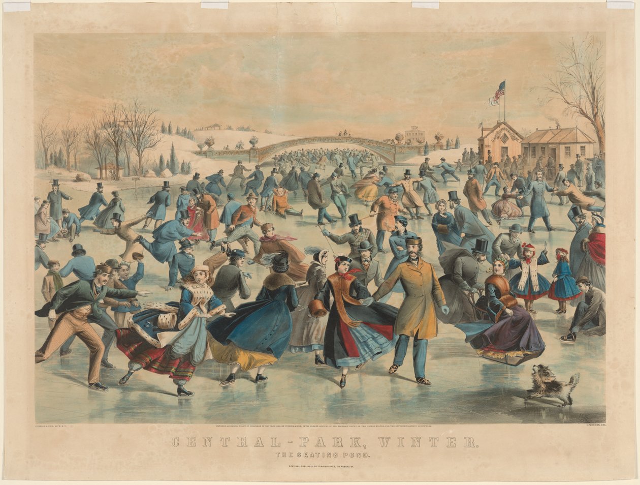 Central Park, hiver : L