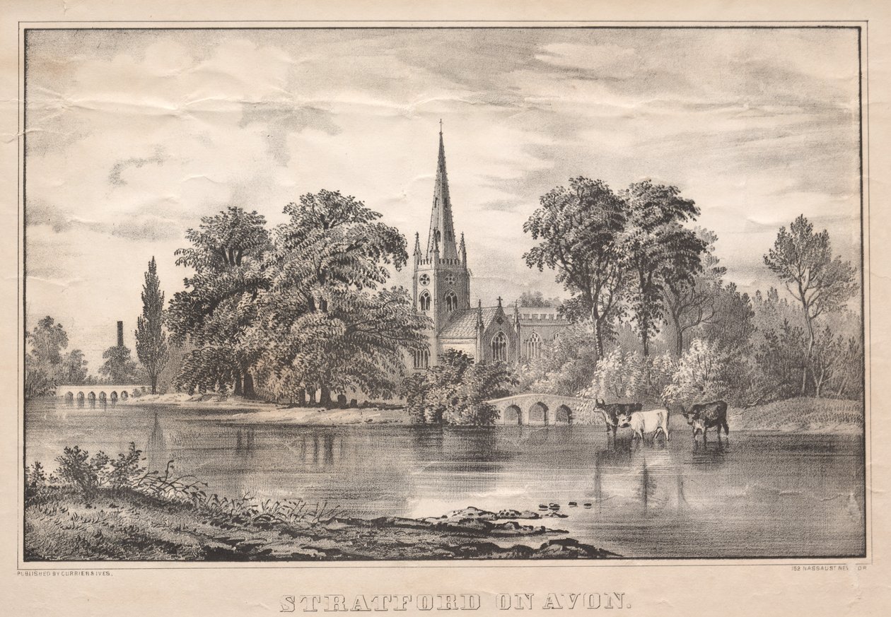 Stratford sur Avon - James Merritt Ives
