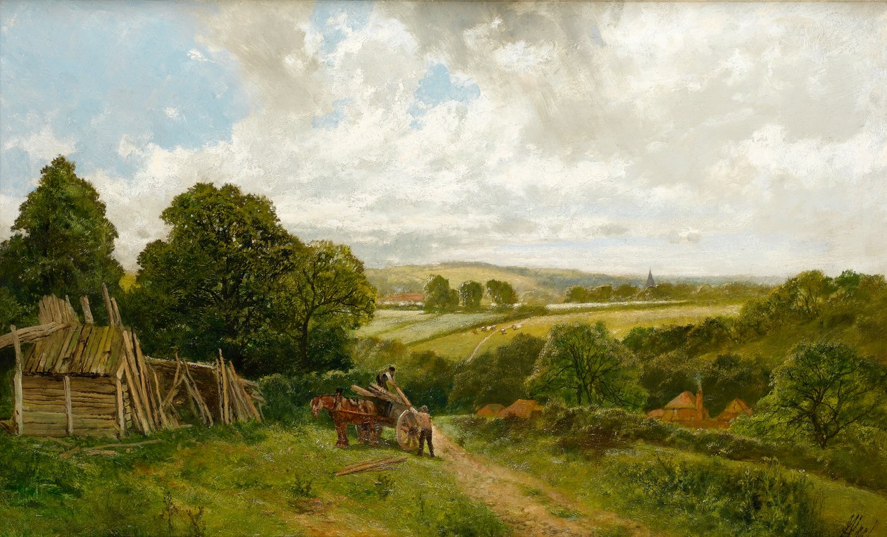 Le canal à Old Basing, Hampshire - James Peel