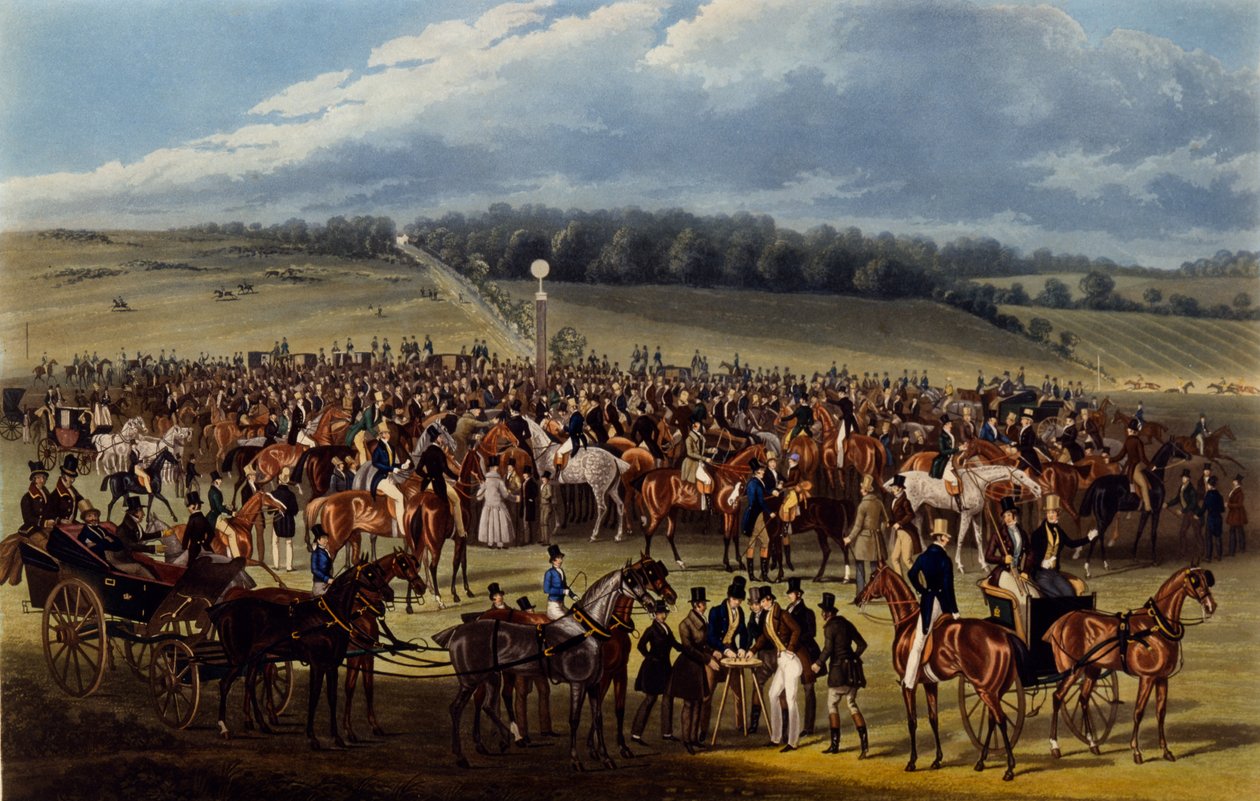 Le Poste de Pari, gravure réalisée par Charles Hunt, 1836 - James Pollard
