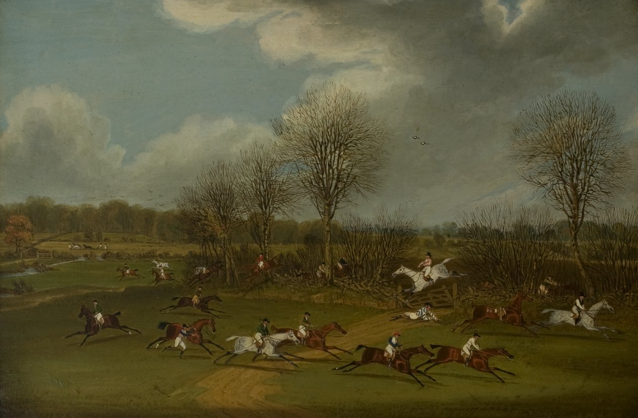 Le Grand Steeplechase de St Albans du 8 mars 1832, 1832-33 - James Pollard