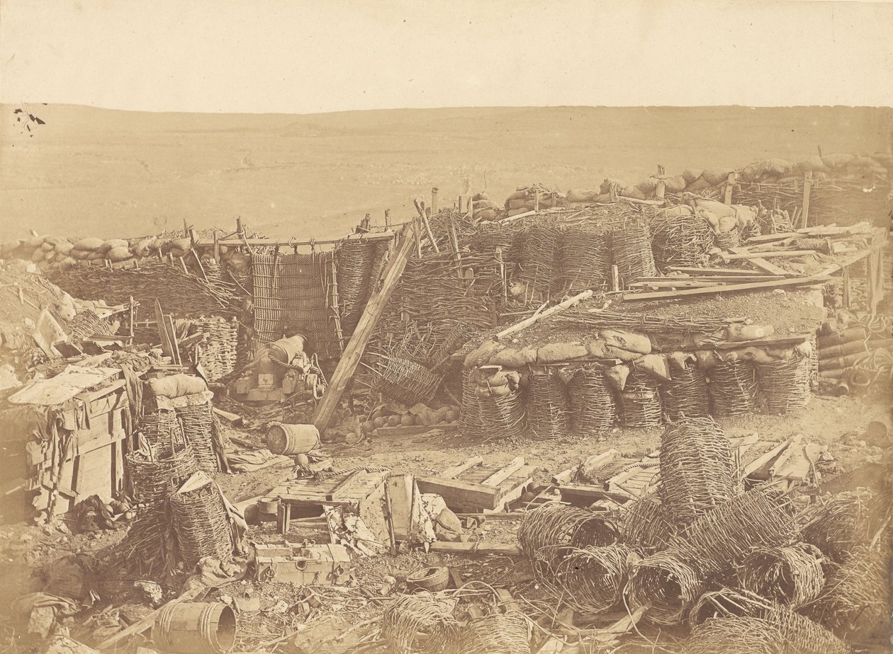 Intérieur du Redan - Batterie russe - James Robertson