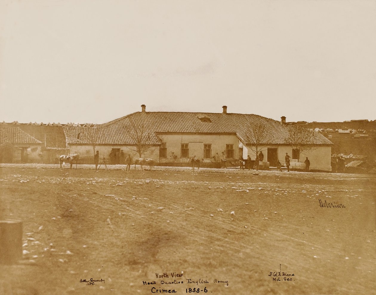Vue nord du quartier général de l