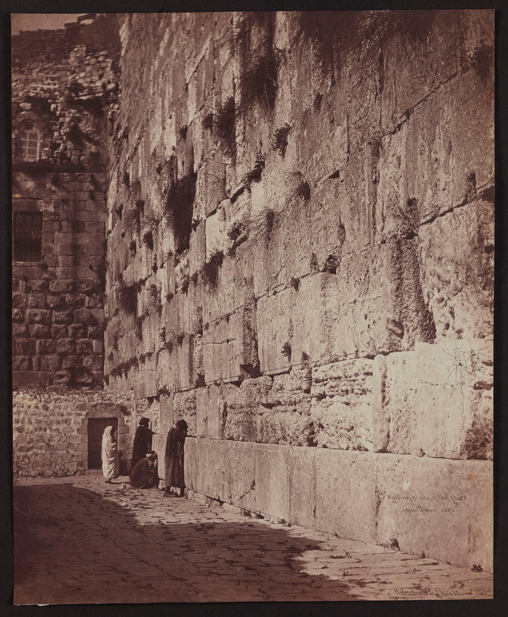 Mur des Lamentations des Juifs [Jérusalem. Mur des Lamentations (Mur occidental)] - James Robertson