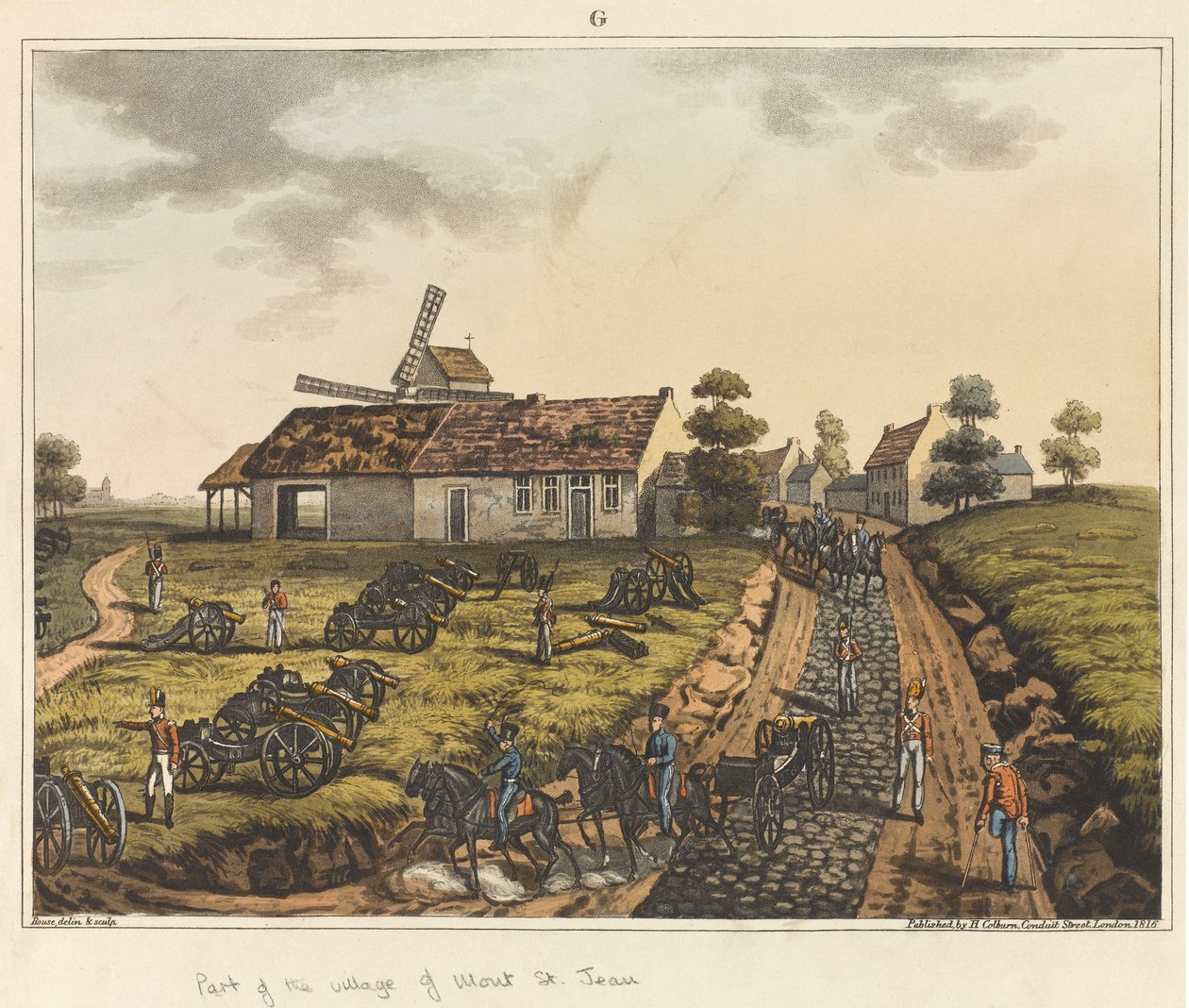Partie du village de Mont St Jean, d