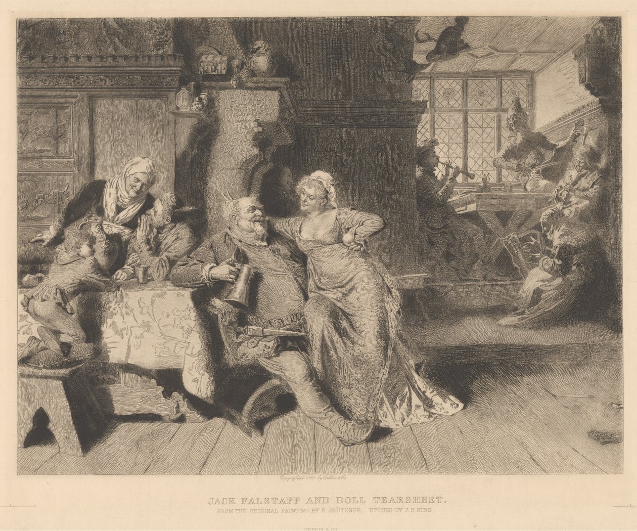 Jack Falstaff et Doll Tearsheet - James S. King
