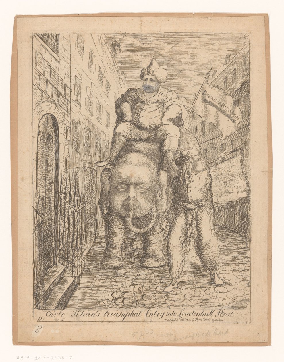 Caricature de Charles Fox - James Sayers