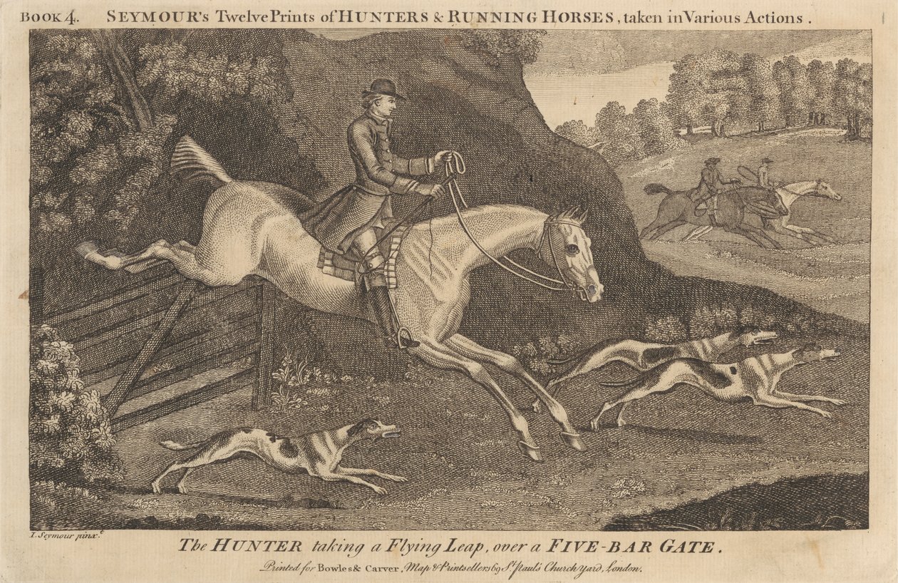 Les douze gravures de Seymour de chasseurs et de chevaux de course, prises dans diverses actions - James Seymour