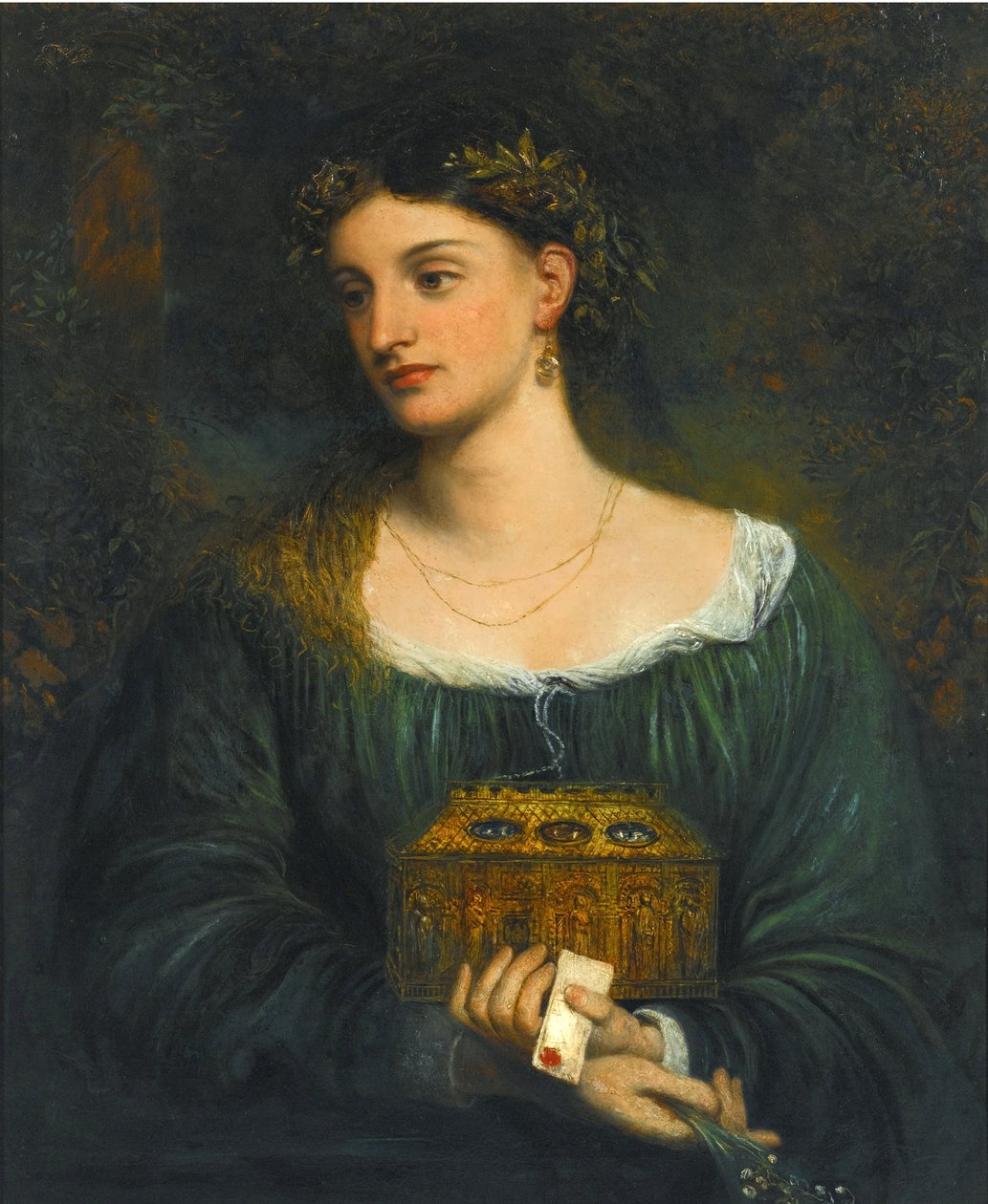 Peintures préraphaélites : Pandore - James Smetham