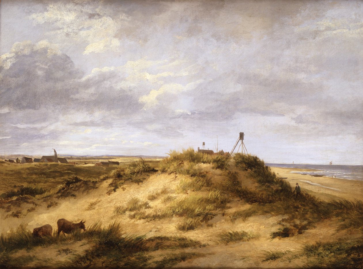 Scène côtière près de Winterton, vers 1830 (huile sur panneau) - James Stark