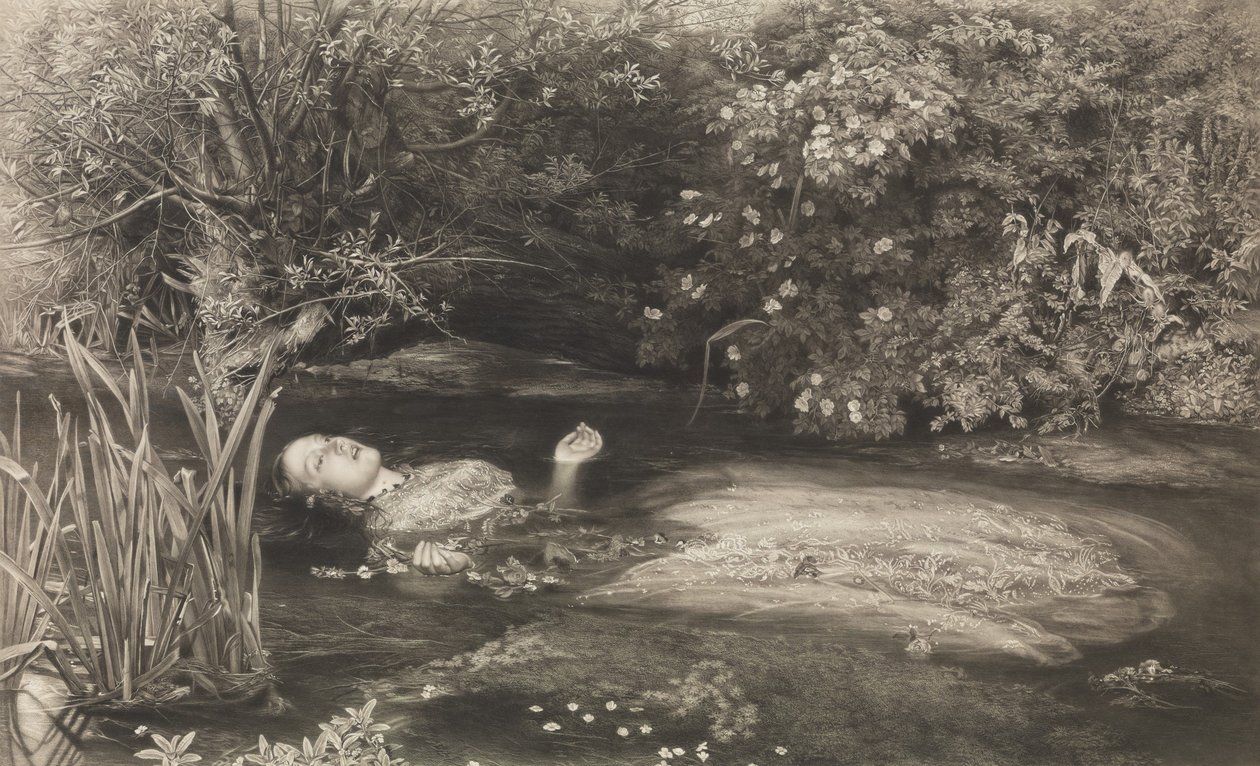 Ophelia, Hamlet de Shakespeare, Acte 4, Scène 7 - James Stephenson
