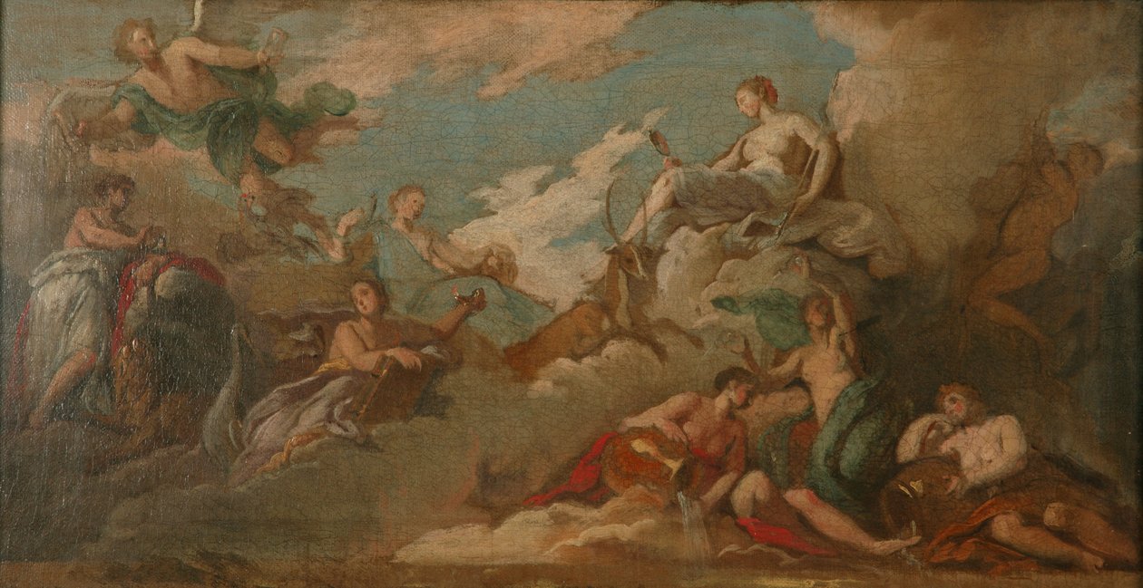 Temps, Prudence et Vigilance, c.1716 - James Thornhill