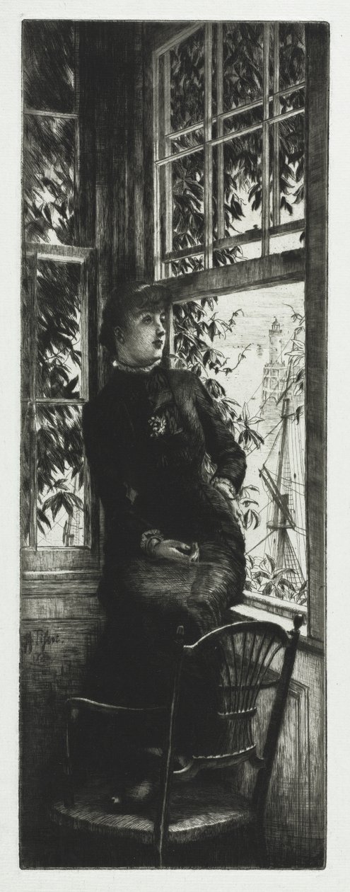 Au bord de la mer - James Tissot