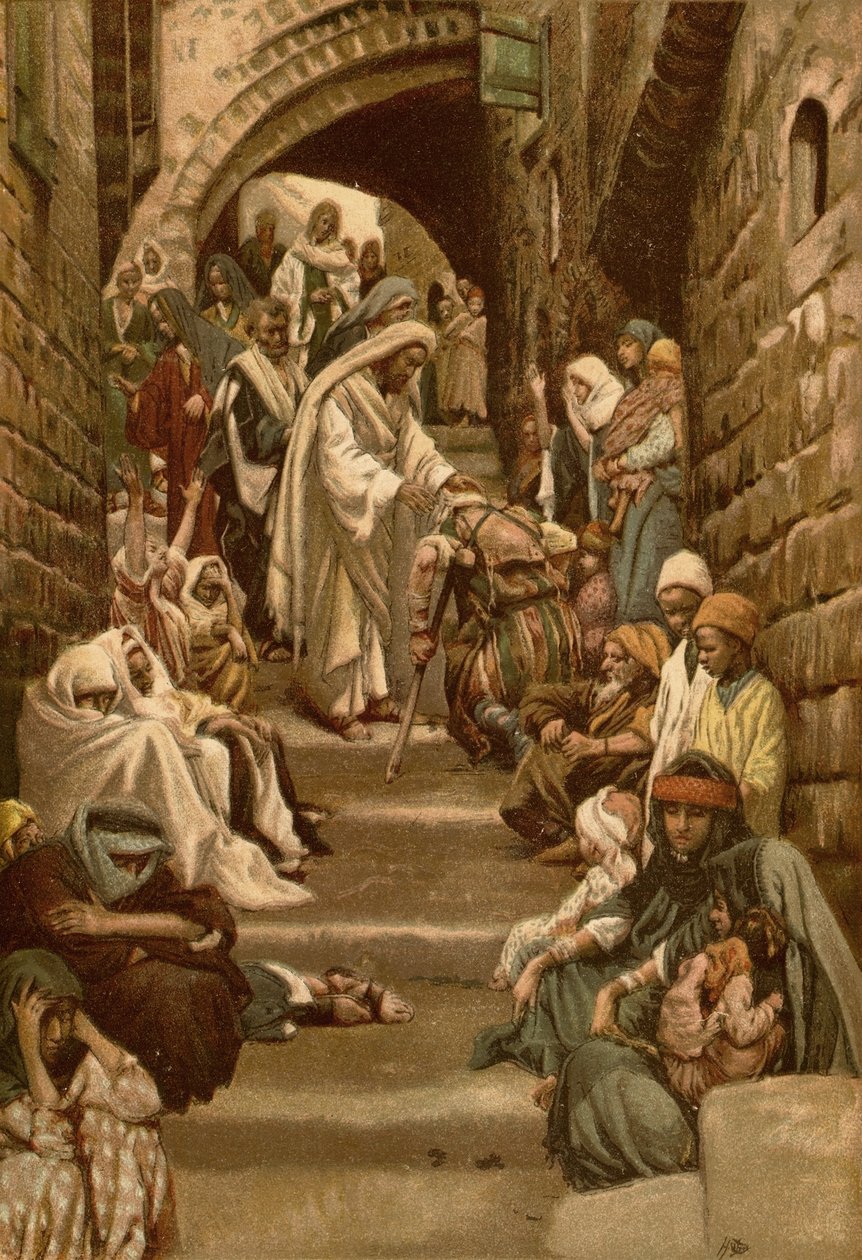 Dans les villages, on lui apportait les malades - James Tissot