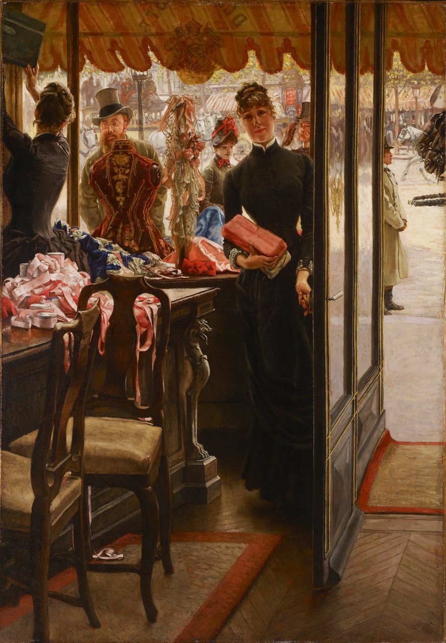 La demoiselle de magasin - James Tissot