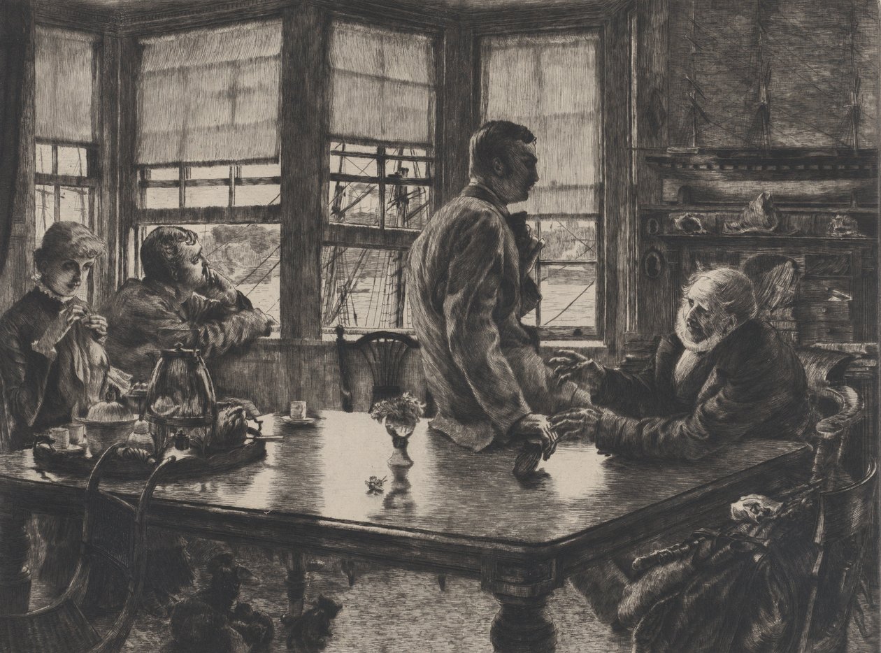 La parabole du fils prodigue : Le départ n° 1, 1882 - James Tissot