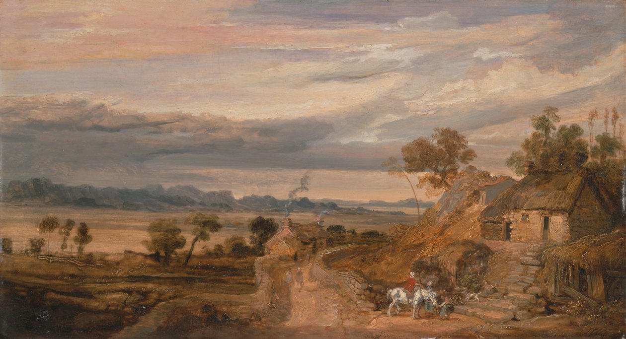 Paysage avec cottages - James Ward