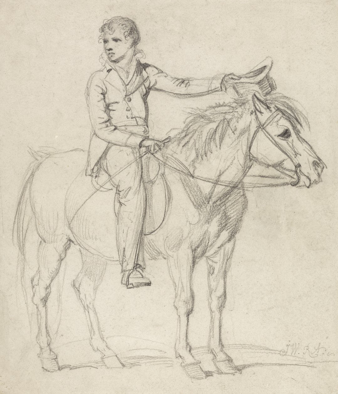 Lord Stanhope en tant que garçon montant un poney - James Ward