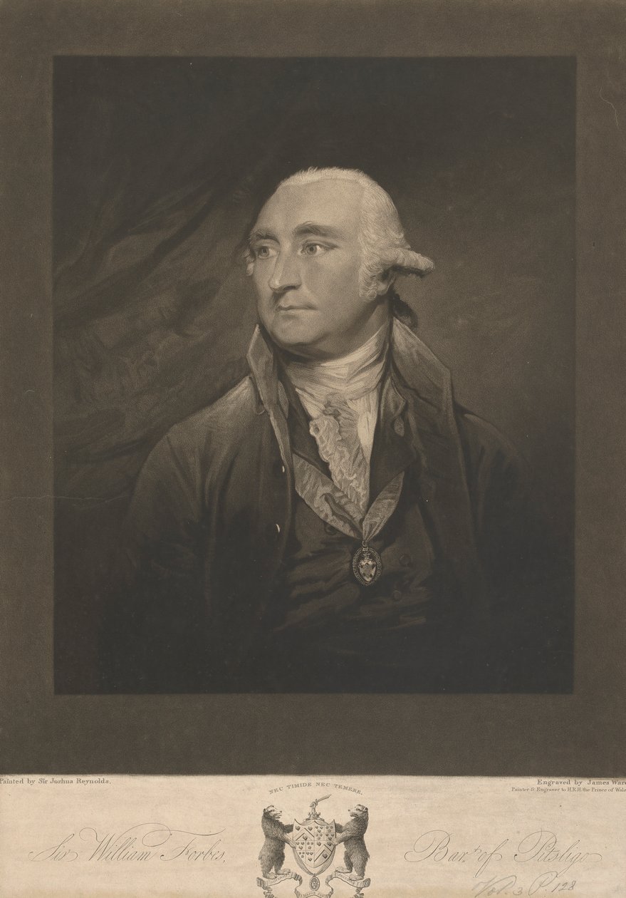 Sir William Forbes, 6e baronnet de Monymusk et Pitsligo - James Ward