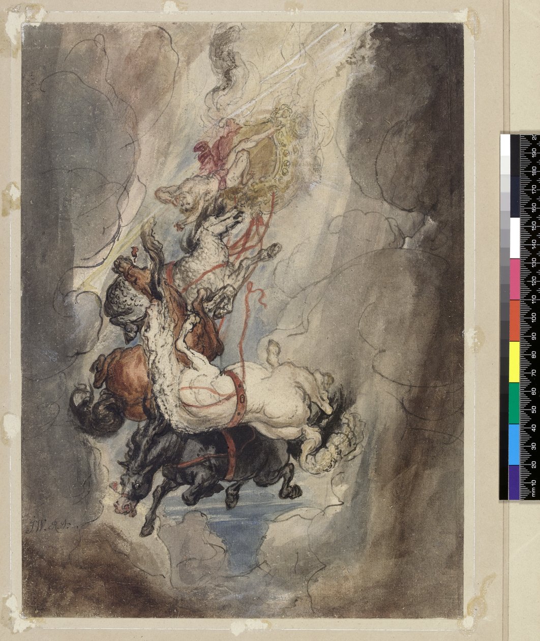 Étude pour la Chute de Phaéton, c.1808 - James Ward