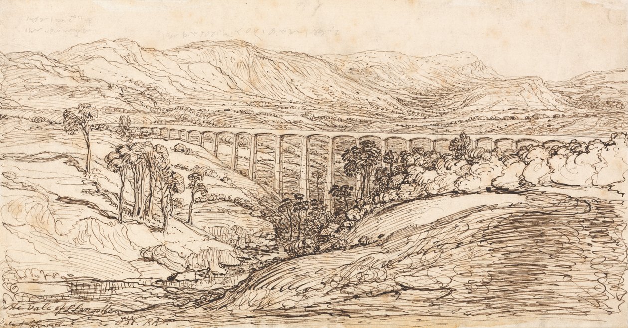 La vallée de Llangollen - James Ward