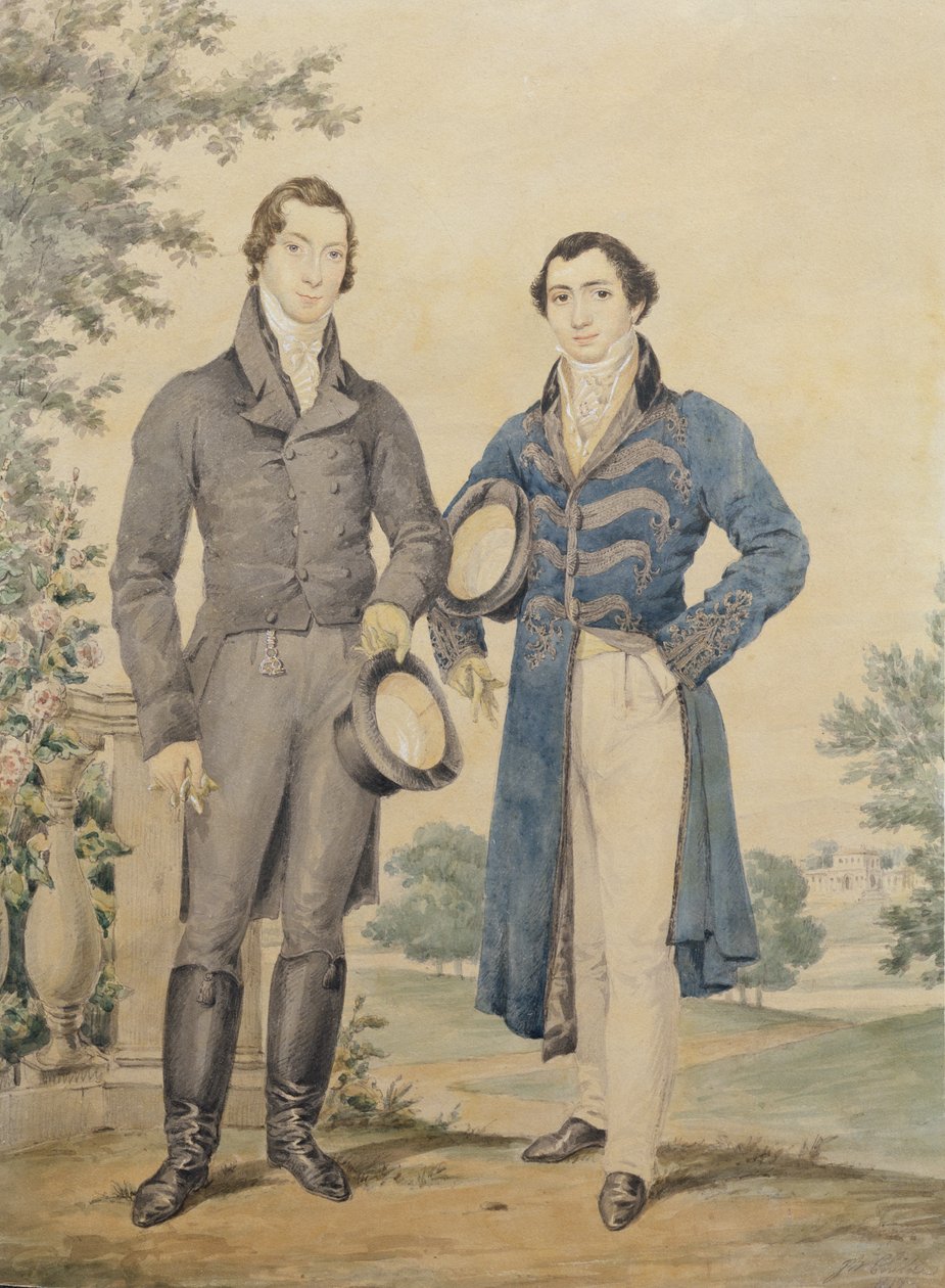 Portrait de deux messieurs, 1817 - James Warren Childe