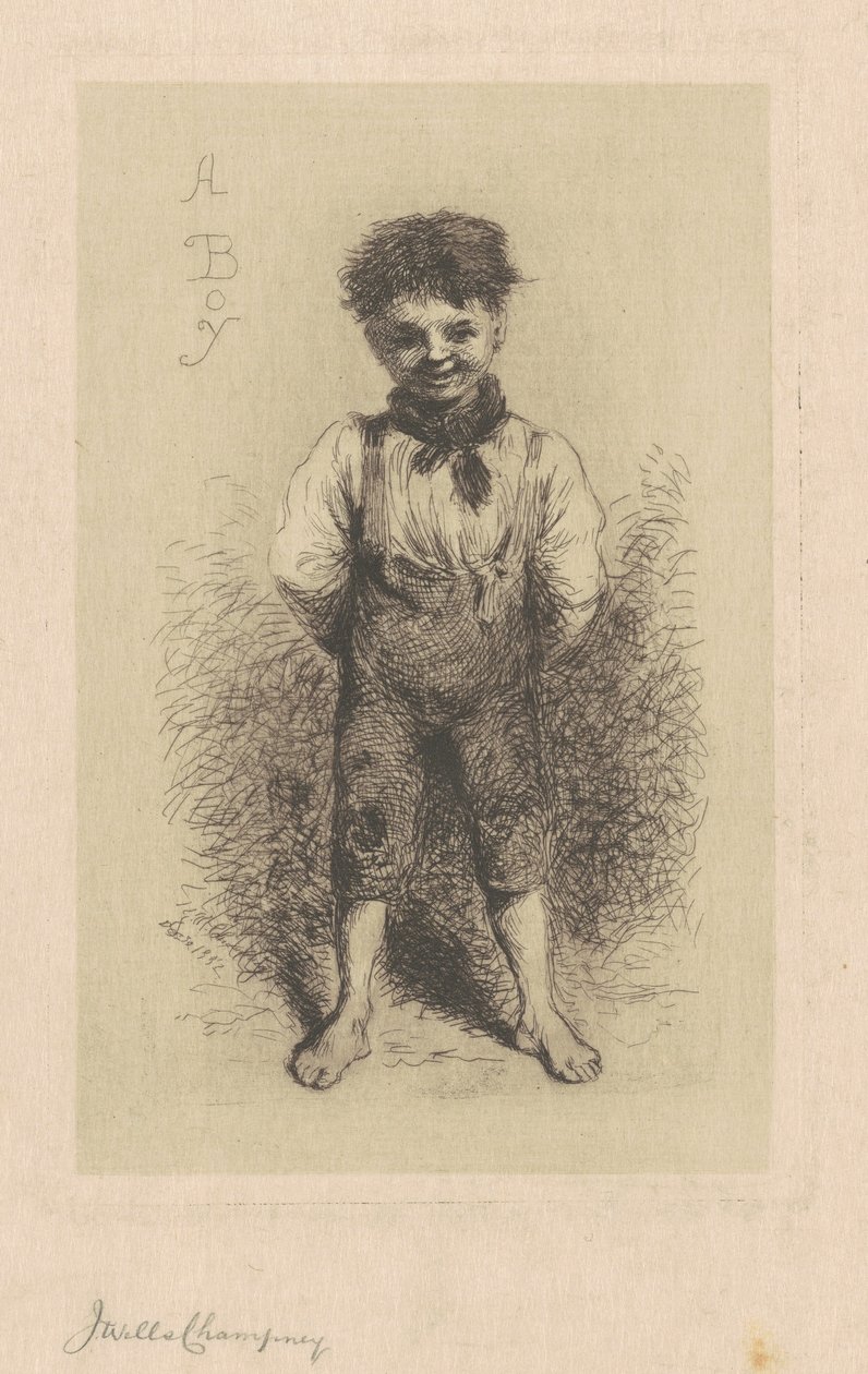 Un garçon - James Wells Champney