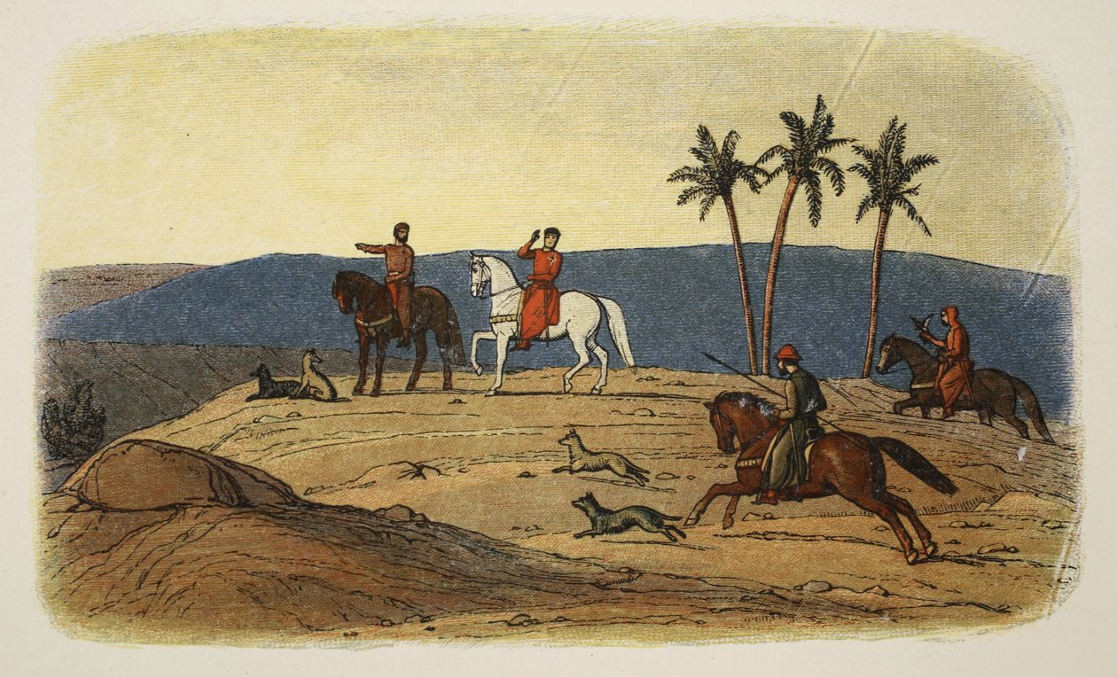 Le roi Richard Ier refuse de regarder la ville sainte, n