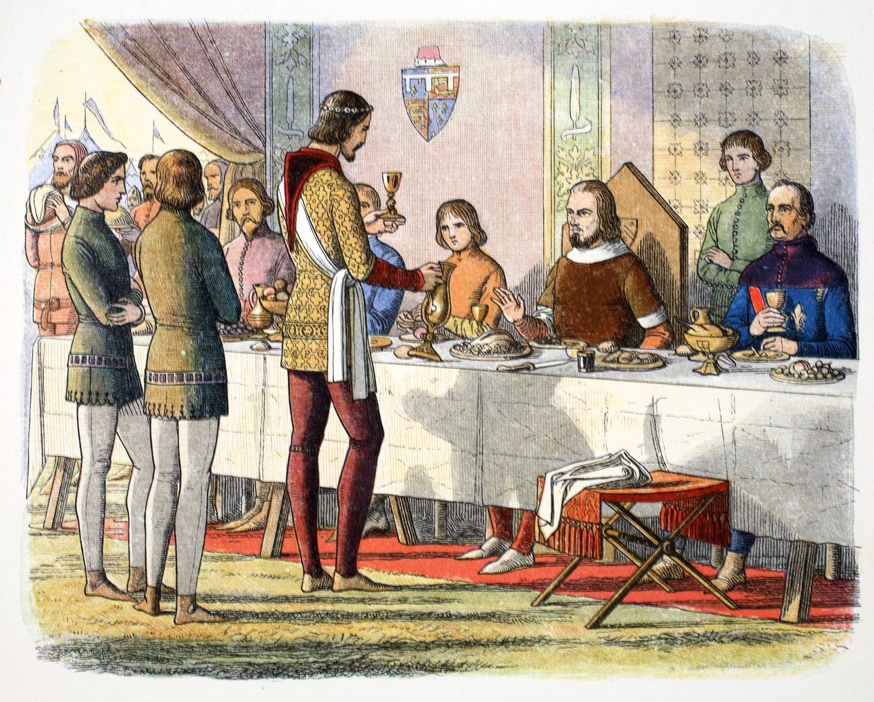 Le Prince Edward sert Jean d