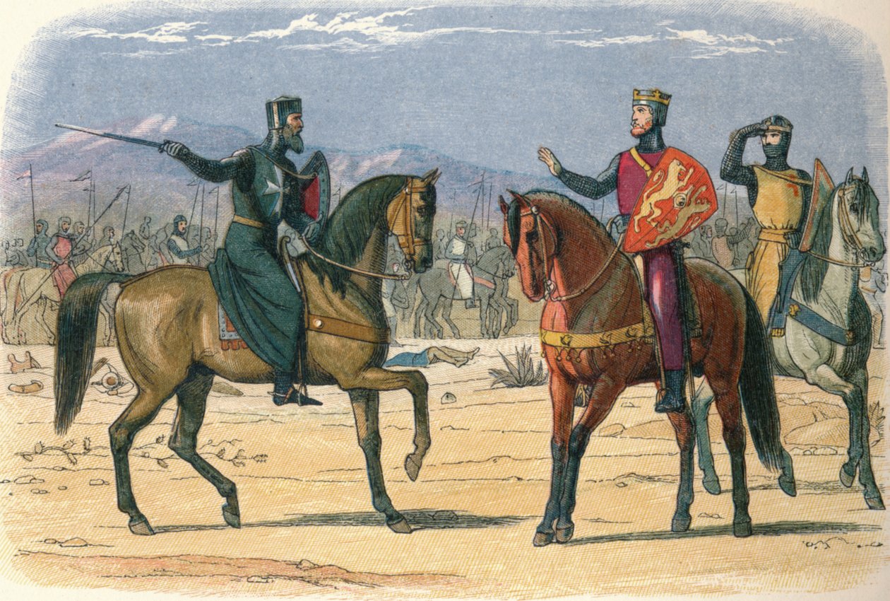 Richard et le Maître de Saint-Jean, 1191, 1864 - James William Edmund Doyle