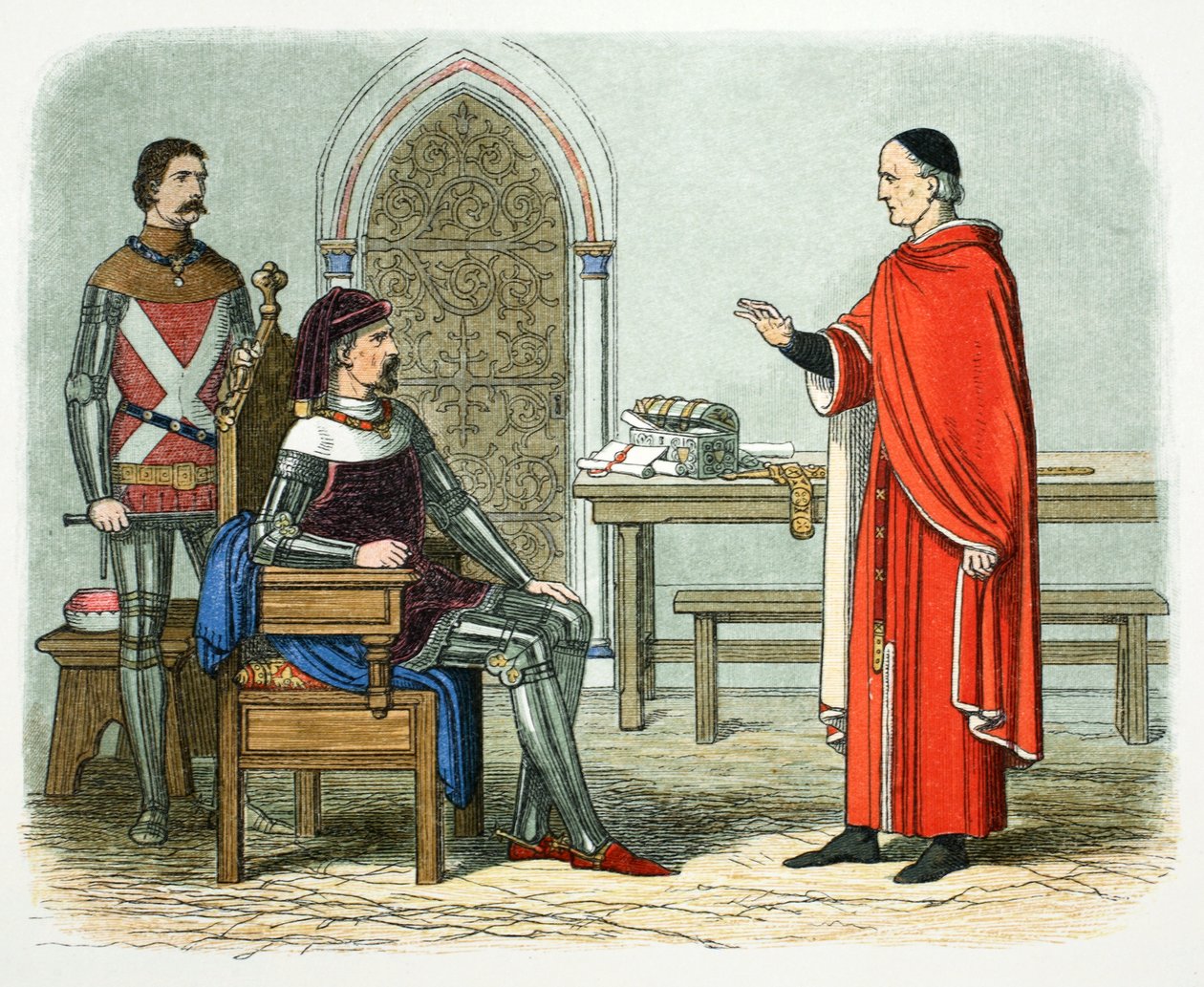 Sir William Gascoigne refuse de condamner un prélat ou pair, 1405 - James William Edmund Doyle