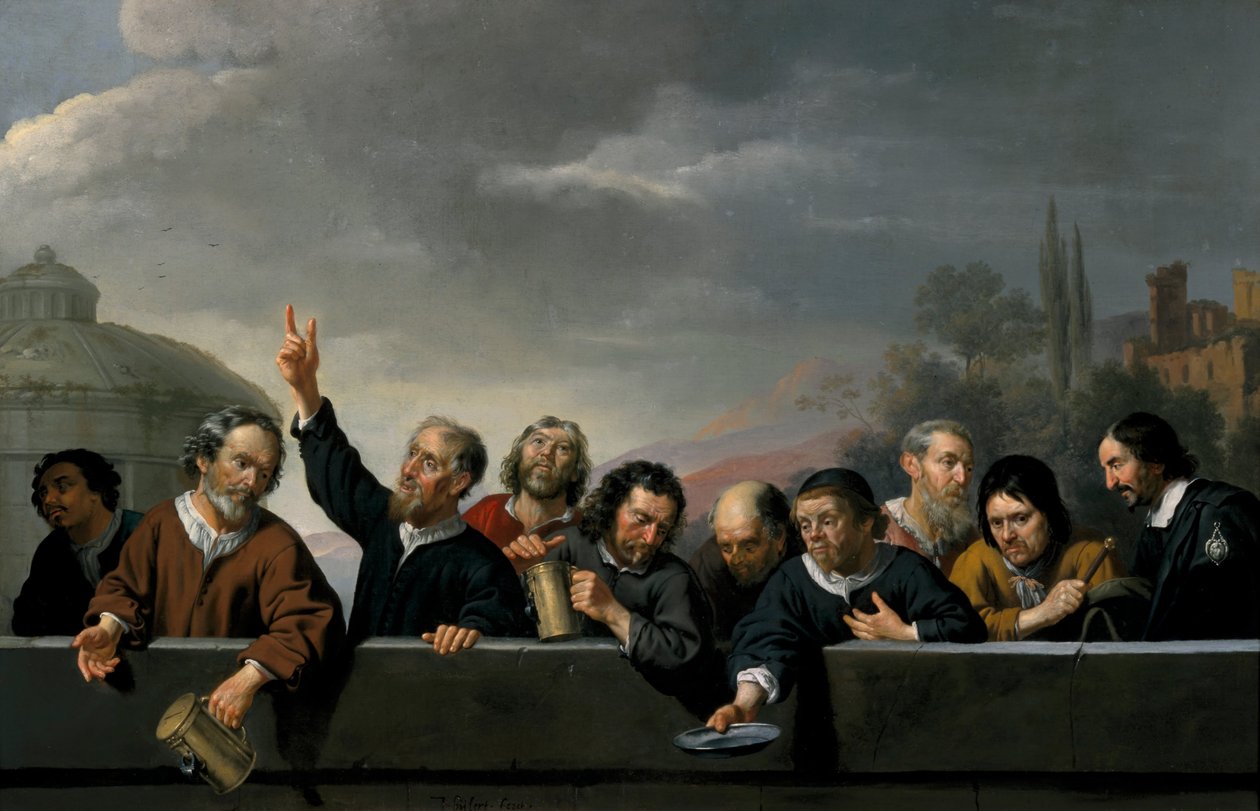 Portraits des habitants de St Jobsgasthuis à Utrecht - Jan van Bijlert or Bylert