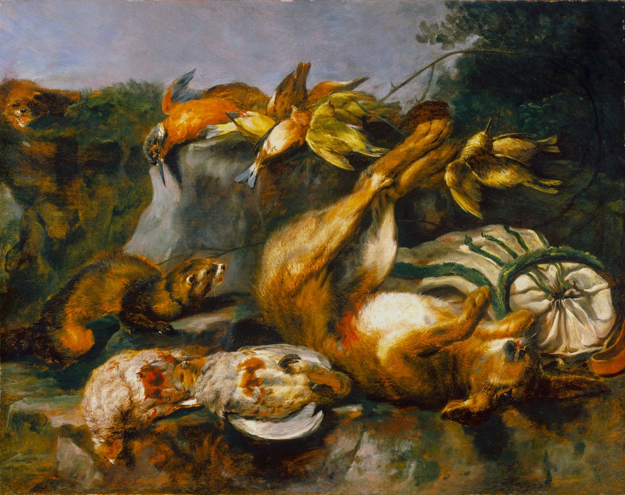 Gibier mort et belettes, vers 1642 - Jan Fyt