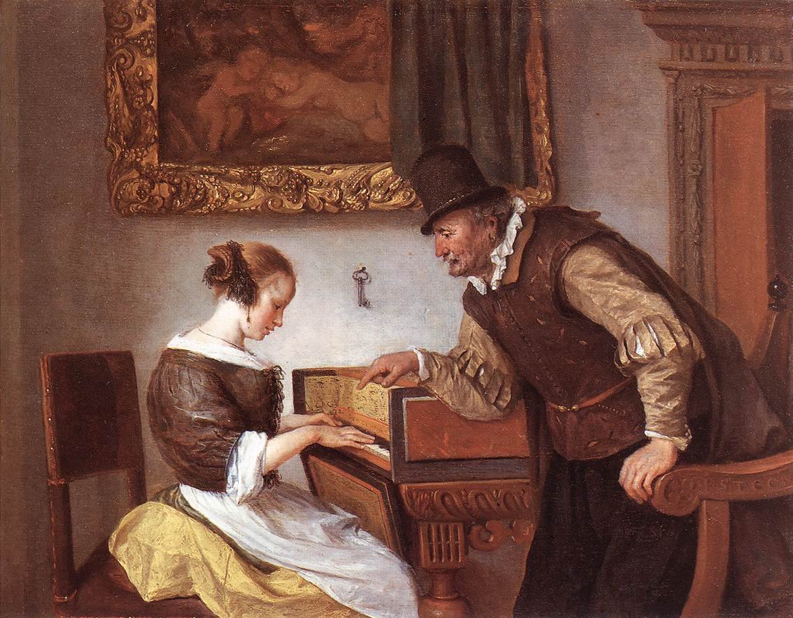 La leçon de clavecin - Jan Havickszoon Steen