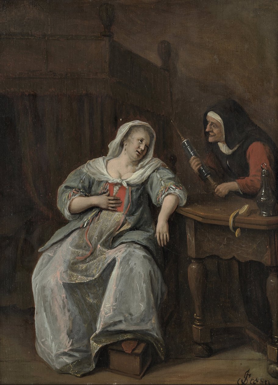 La femme malade - Jan Havickszoon Steen