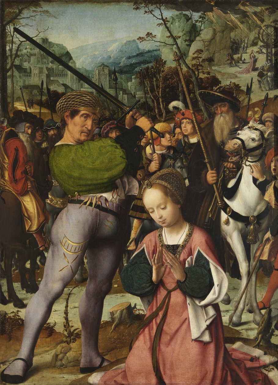 Le martyre de Sainte Catherine - Jan Provoost