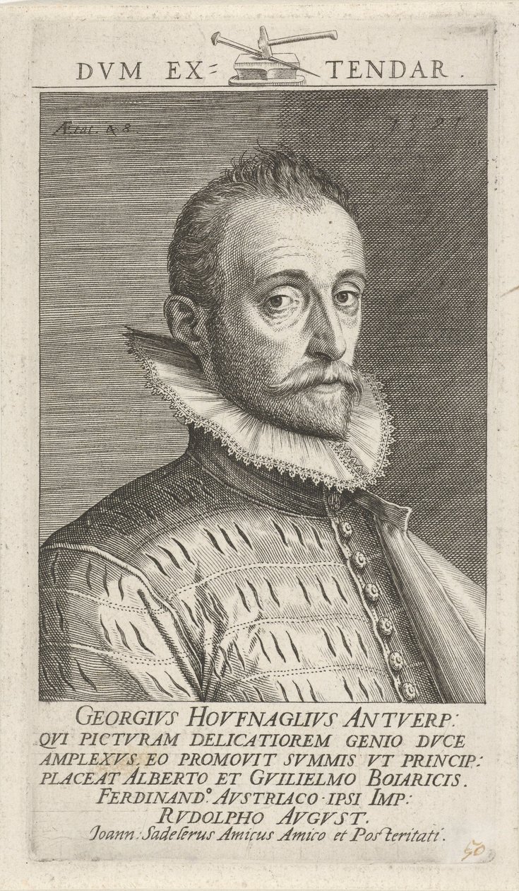 Portrait de Joris Hoefnagel - Jan Sadeler