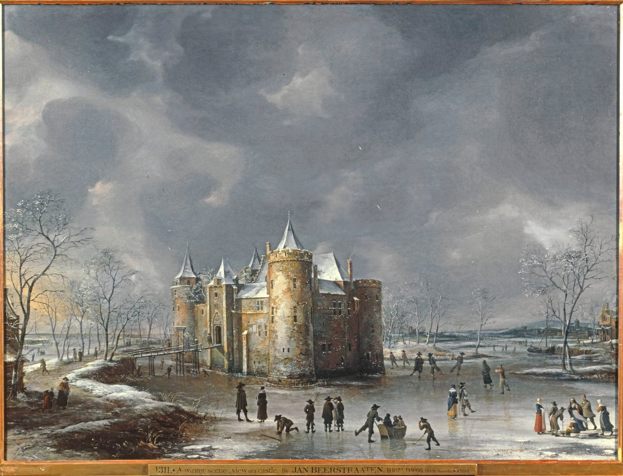 Le château de Muiden en hiver - Jan Abrahamsz. Beerstraten