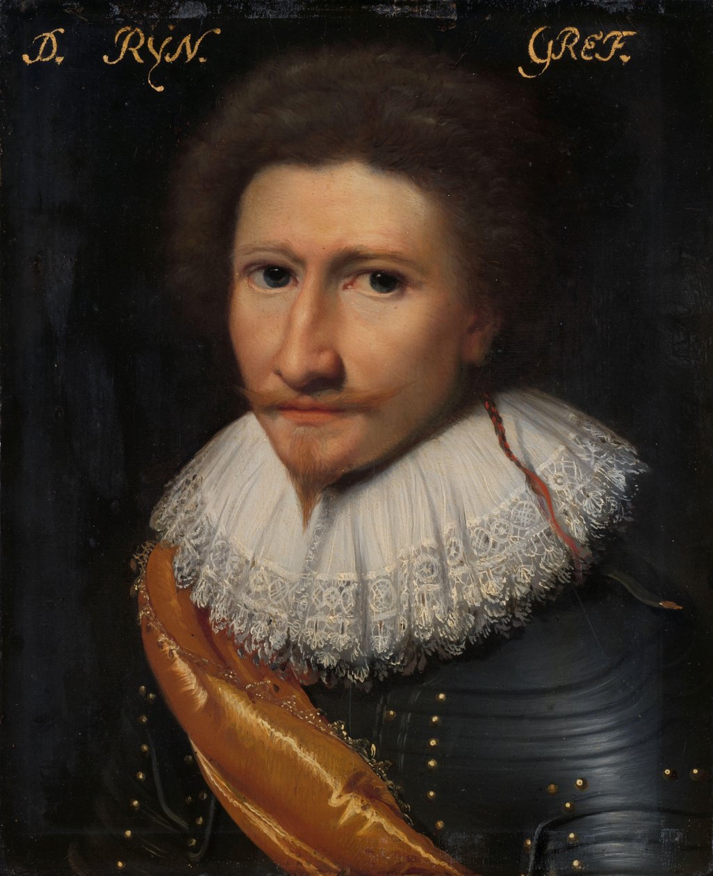 Portrait de Johann Conrad von Salm, Waldgrave et Rhinegrave van Dhaun - Jan Antonisz van Ravesteyn (workshop of)