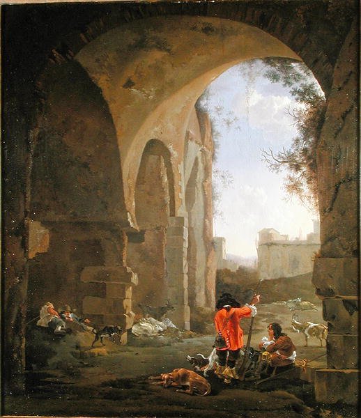 Chasseurs parmi les ruines - Jan Asselyn