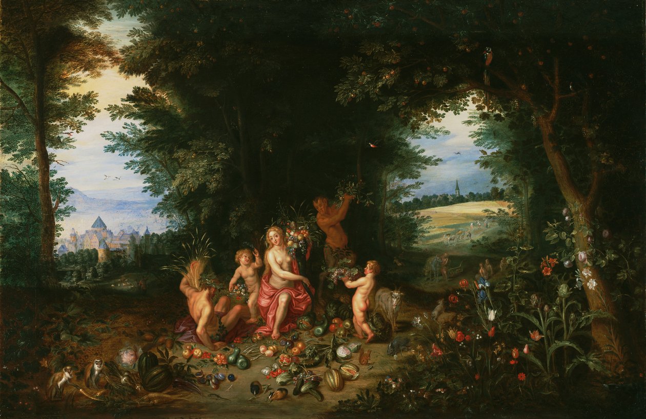 Paysage avec Cérès (Allégorie de la Terre) - Jan & Balen Hendrik van (1575-1632) Brueghel