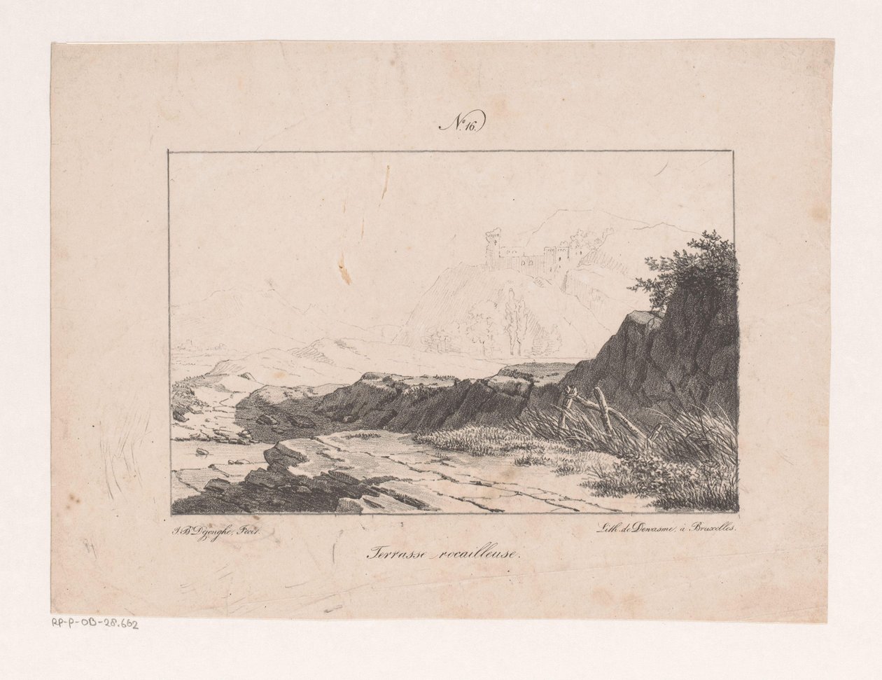 Plateau rocheux - Jan Baptiste de Jonghe