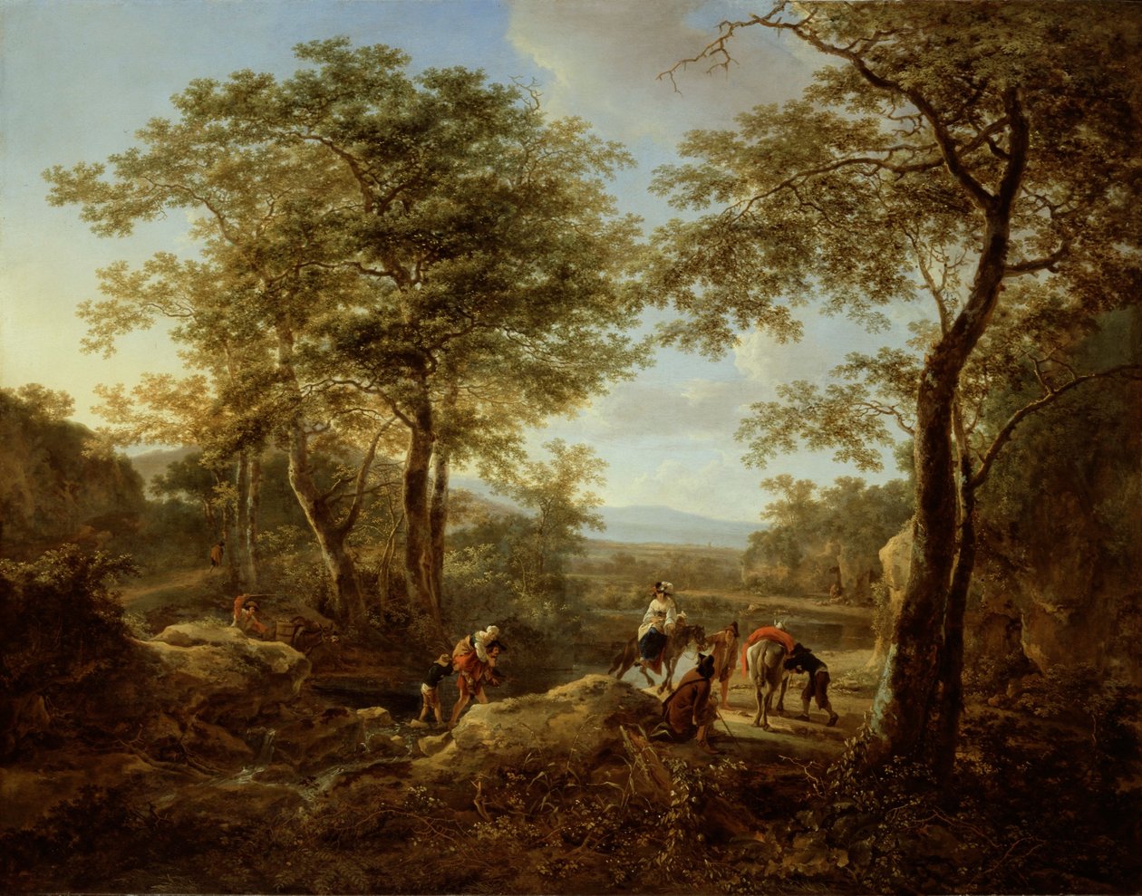 Le gué et la halte des voyageurs - Jan Both