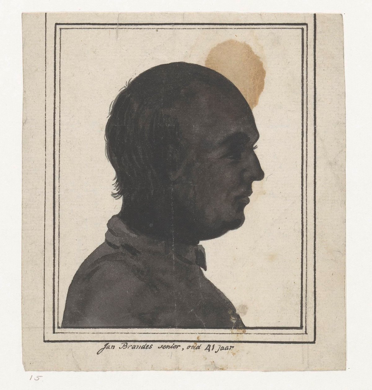 Portrait en silhouette de Jan Brandes - Jan Brandes