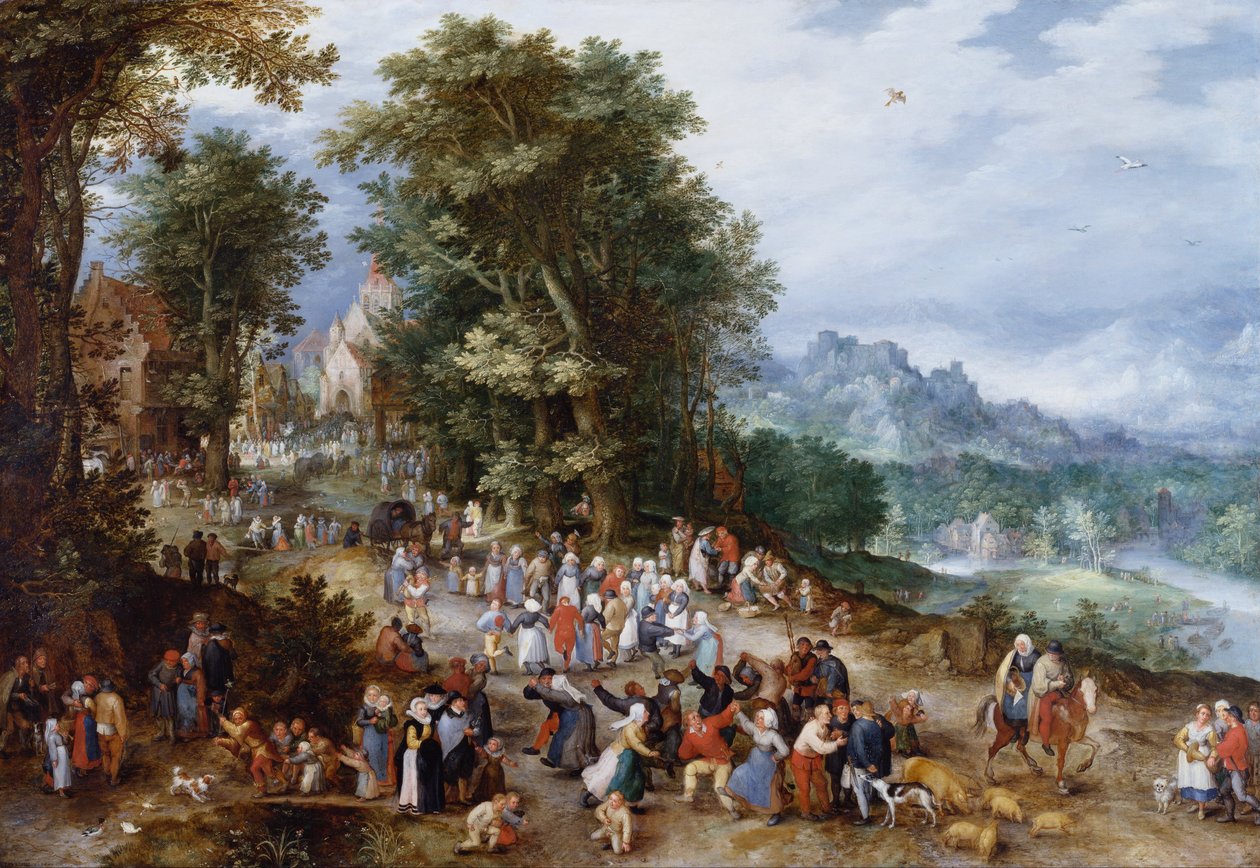 Foire flamande - Jan Brueghel the Elder