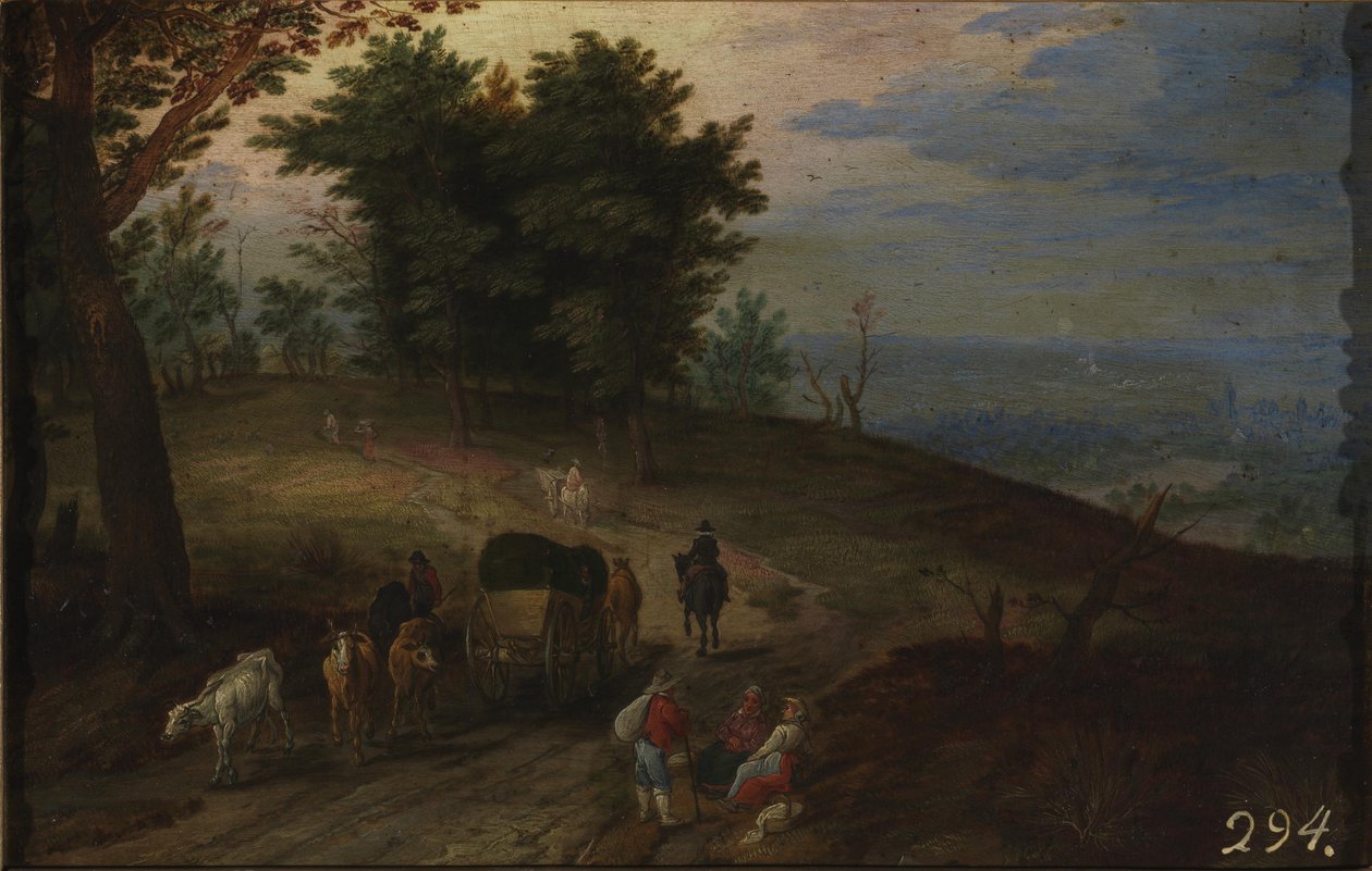 Route de montagne - Jan Brueghel the Elder