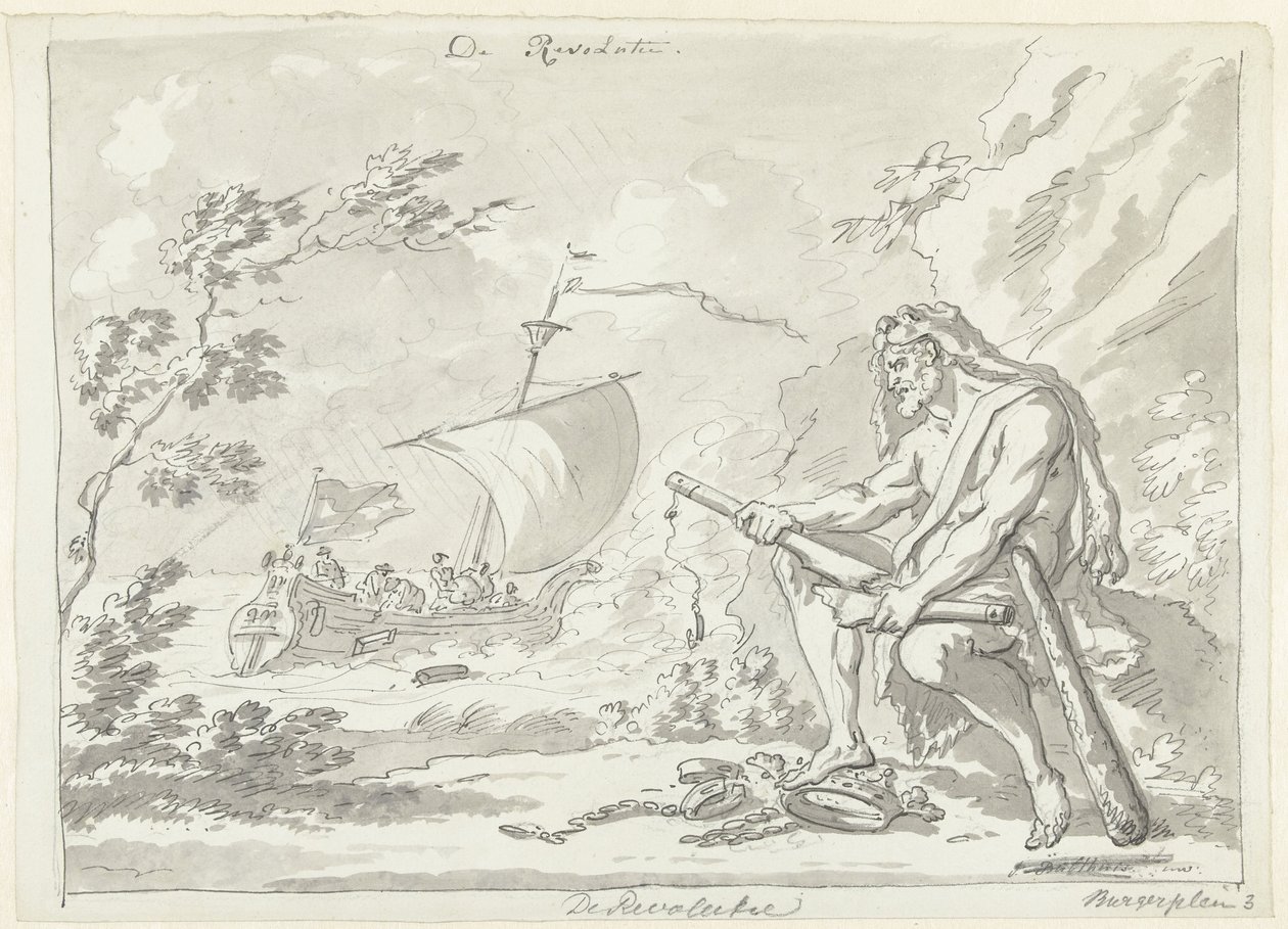 Révolution : Hercule brise le joug La Révolution - Jan Bulthuis