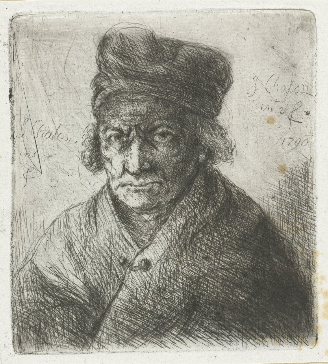 Homme avec bonnet - Jan Chalon
