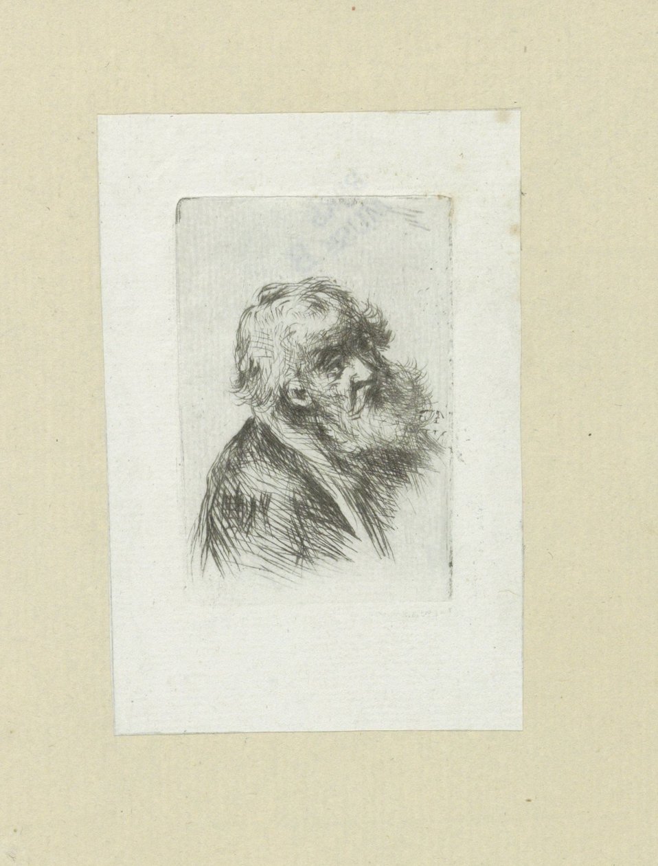 Vieil homme avec barbe - Jan Chalon