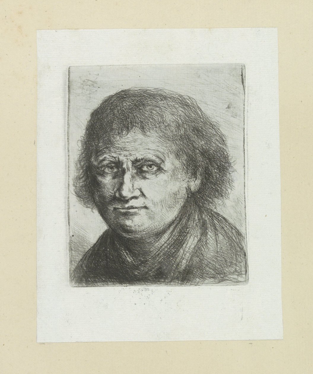 Homme adulte, vers la gauche - Jan Chalon